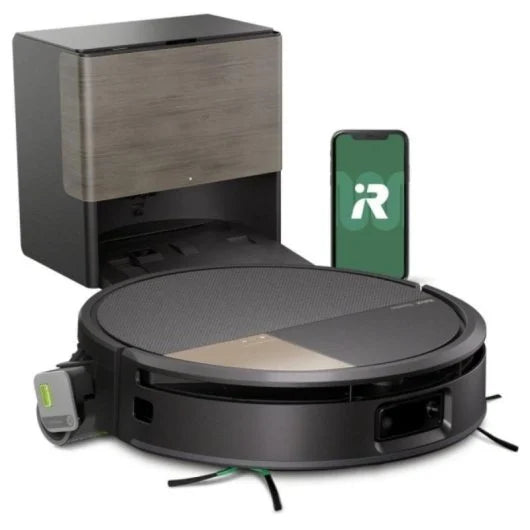 Aspirador Robô com Mopa iRobot Roomba Max 705 Combo Com Esvaziamento Automatico Navegação LiDAR 175x Potência Com IA Controlo por Voz