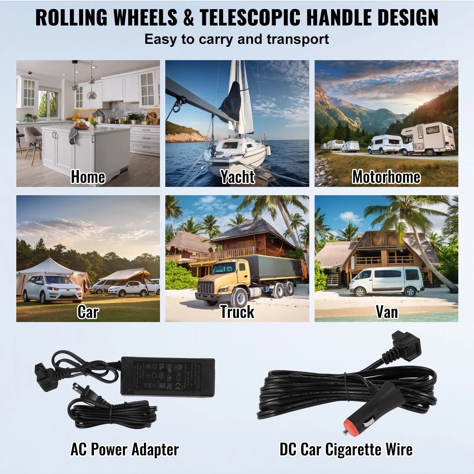 Frigorífico Portátil VEVOR 12V  50L - Promoção de Verão