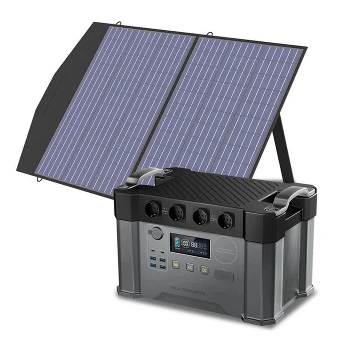 Kit Gerador Solar ALLPOWERS 2400W (S2000 Pro + Painel Solar SP027 100W)