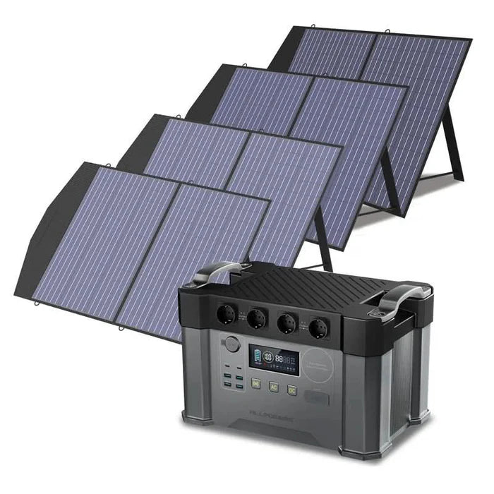 Kit Gerador Solar ALLPOWERS 2400W (S2000 Pro + Painel Solar SP027 100W)