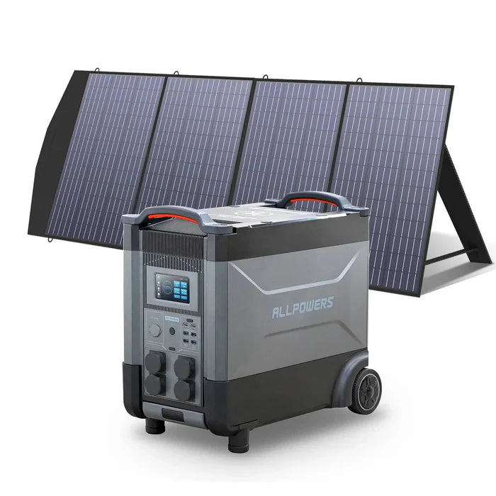 Kit Gerador Solar ALLPOWERS 4000W (R4000 + Painel Solar SP033 200W)