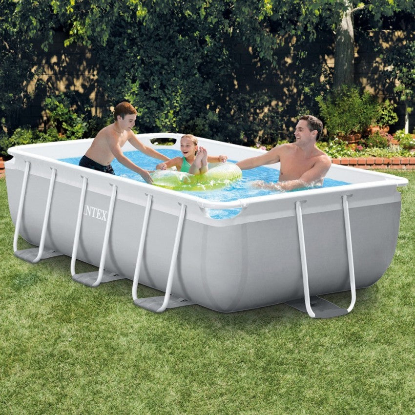 Pack de piscina desmontável retangular Prism Frame de 3 metros com 5 acessórios