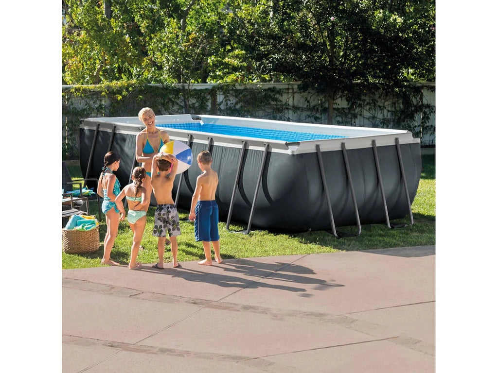 Piscina Tubular INTEX Ultra XTR Frame Retangular com Bomba (6 Pessoas - 549x274x132cm - 17.203L)