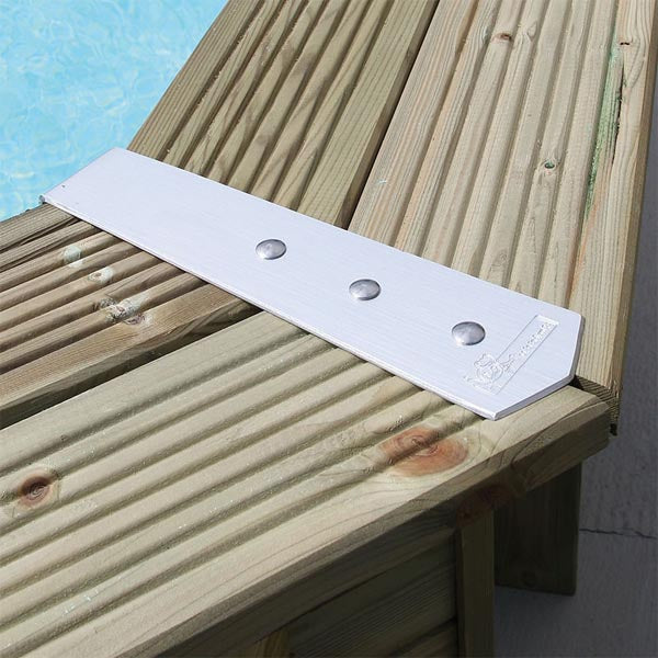 Piscina de madera Azura 4,50m X 2,50m x 1,26m con cubierta solar