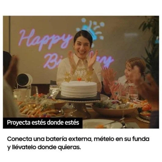Projetor Samsung The Freestyle 2nd Gen FullHD 100 LED Smart TV HDR Portátil