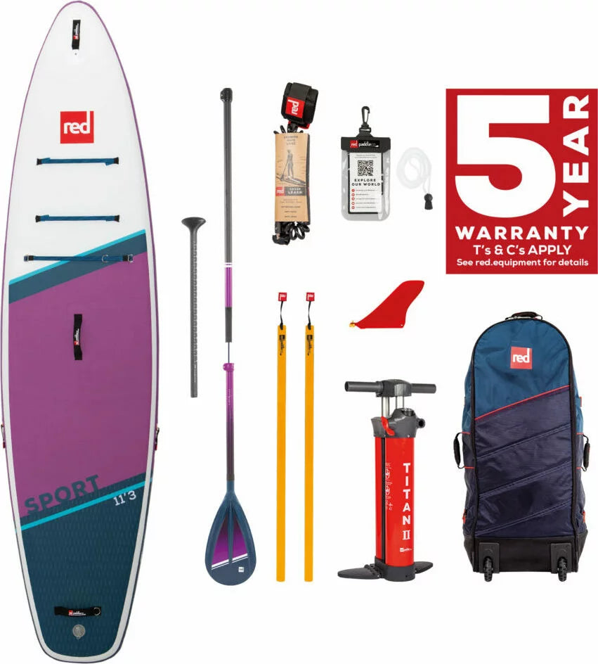 Red Paddle Co Sport 11'3" x 32" package